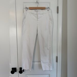 Frank & Eileen Women’s Wicklow The Italian Chino White Size 6